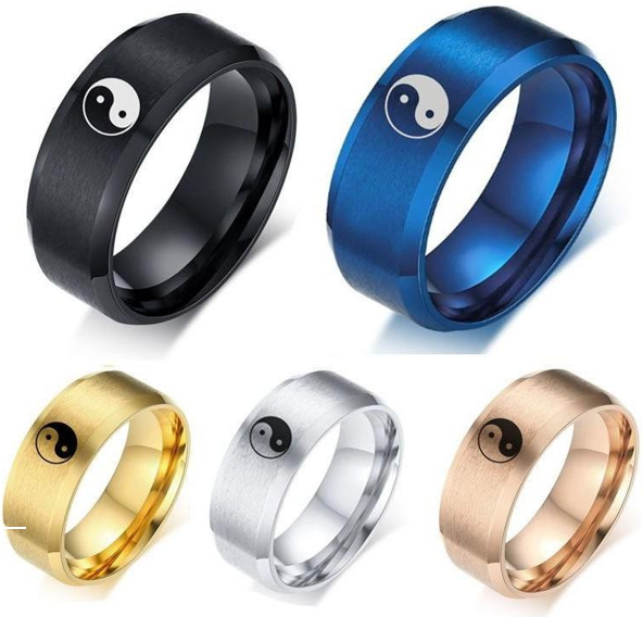 Anillo de Yin y Yang