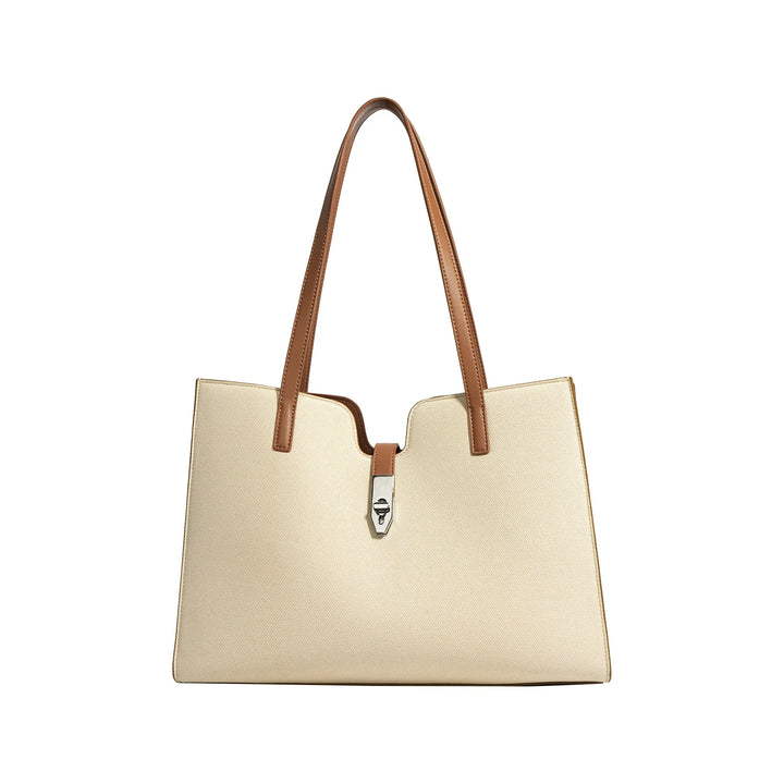 Bolso de hombro con cierre