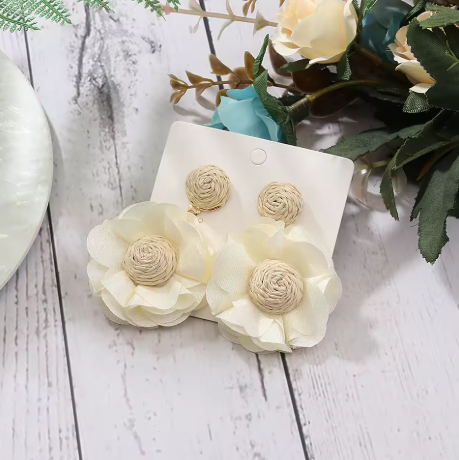 Pendientes de flores bohemias