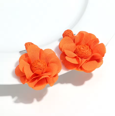 Pendientes de flores bohemias