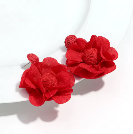 Pendientes de flores bohemias