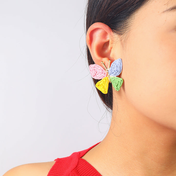 Pendientes de mariposa bohemia