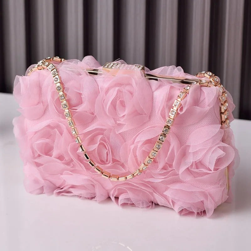 Bolso de rosas de lujo